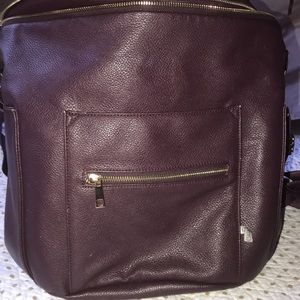 Guc plum fawn design diaper bag